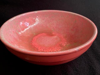 Large Thick Edged Fruit/Serving Bowl 29cm - Oceanic Pink